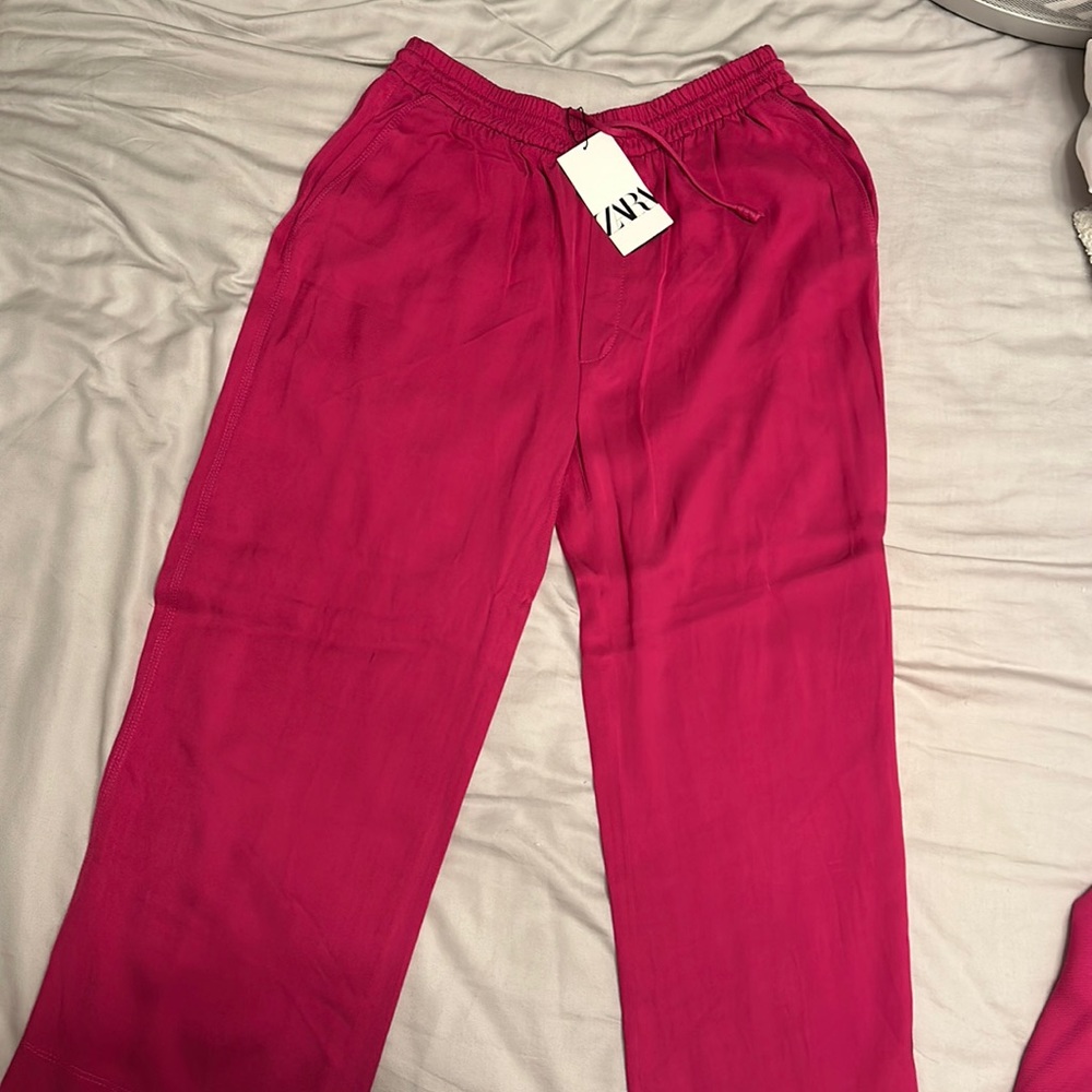 Pink Zara pants